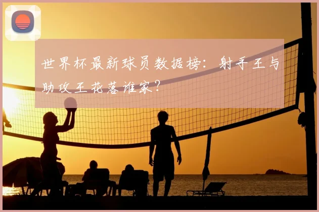 世界杯最新球员数据榜：射手王与助攻王花落谁家？
